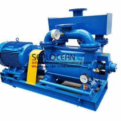 CHINA FACTORY VACUUM PUMPS AND COMPRESSORS WITH LIQUID RING 2BE1, 2BE1-252, CAPACITY - 25 M3/MIN,WATER CONSUMPTION - 47.5 L/MIN,DRIVE POWER -45 KW,SPEED – 750 RPM.