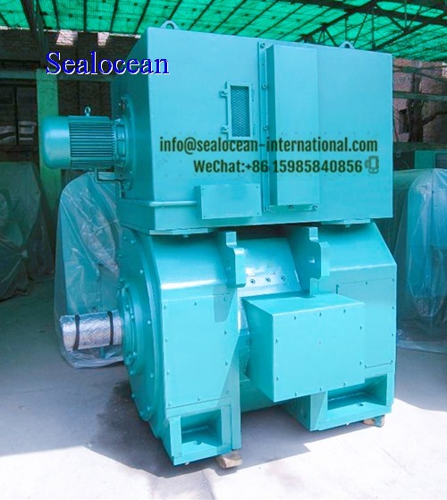 CHINA FACTORY DC ELECTRIC MOTOR SERIES Z900, Z900-1250-4, 2240 KW, 750 V, 3230A, 0/147/350 RPM WATER COOL, INDEPENDENT EXCITATION FOR DRIVING SCRAPER CONVEYORS, CEMENT, METALLURGY, MINING, ROLLING MILLS