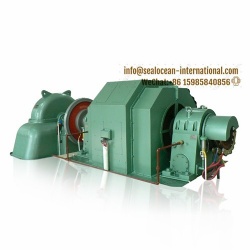 CHINA HORIZONTAL SYNCHRONOUS GENERATOR FACTORY,  HYDROELECTRIC POWER PLANT, PANAMA SFW 10800-12 10800 KW 600 RPM.  CHINA FACTORY SF, SFW SERIES HIGH-VOLTAGE HYDRO GENERATORS, SUITABLE FOR MIXED AND AXIAL FLOW HYDRO GENERATORS.