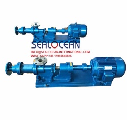 CHINA FACTORY SCREW PUMP SERIES I-1B (THICK SLURRY PUMP)CONCENTRATED SLURRY PUMP IS A SINGLE-SCREW ROTARY PUMP WITH FORCED DISPLACEMENT, USED IN CHEMICAL, PHARMACEUTICAL, BREWING, PAPER, FOOD