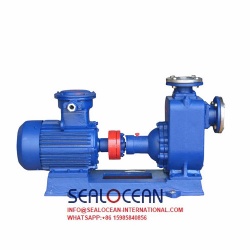 CHINA FACTORY ZX SERIES SELF-PRIMING CENTRIFUGAL PUMP FOR CLEAN WATER, SEAWATER AND LIQUIDS WITH A CHEMICAL MEDIUM WITH ACIDITY AND ALKALINITY, AS WELL AS SUSPENSIONS WITH A COMMON PASTE (MEDIUM VISCOSITY ≤100%, SOLID CONTENT UP TO 30%)