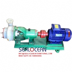 CHINA FACTORY CENTRIFUGAL PUMP MADE OF FEP (TEFLON) FLUOROPLASTIC ALLOY FSB SERIES, SUITABLE FOR TRANSPORTING SULFURIC ACID, HYDROCHLORIC ACID, ACETIC ACID, HIGHLY CORROSIVE MEDIA OF ANY CONCENTRATION