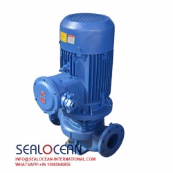 CHINA FACTORY CENTRIFUGAL VERTICAL PIPELINE PUMP ISGB SERIES WITH REMOVABLE FOR WATER SUPPLY OF INDUSTRIAL URBAN HIGH-RISE BUILDINGS, PRESSURE INCREASE IN FIRE PIPES, HOT AND COLD WATER CIRCULATION HVAC