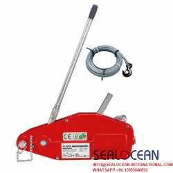 CHINA FACTORY WRP-A SERIES ALUMINUM WIRE ROPE HOIST PULLER 800-5400KG ,MANUAL WIRE ROPE PULLER WINCH  HAND WINCH