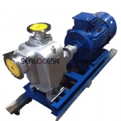 CHINA FACTORY ZW SERIES SELF-PRIMING CENTRIFUGAL SEWAGE TREATMENT PUMP ,STAINLESS STEEL SEWAGE PUMP, CAPACITY ZW65-25-30, 25 M3/H, HEAD 30 M